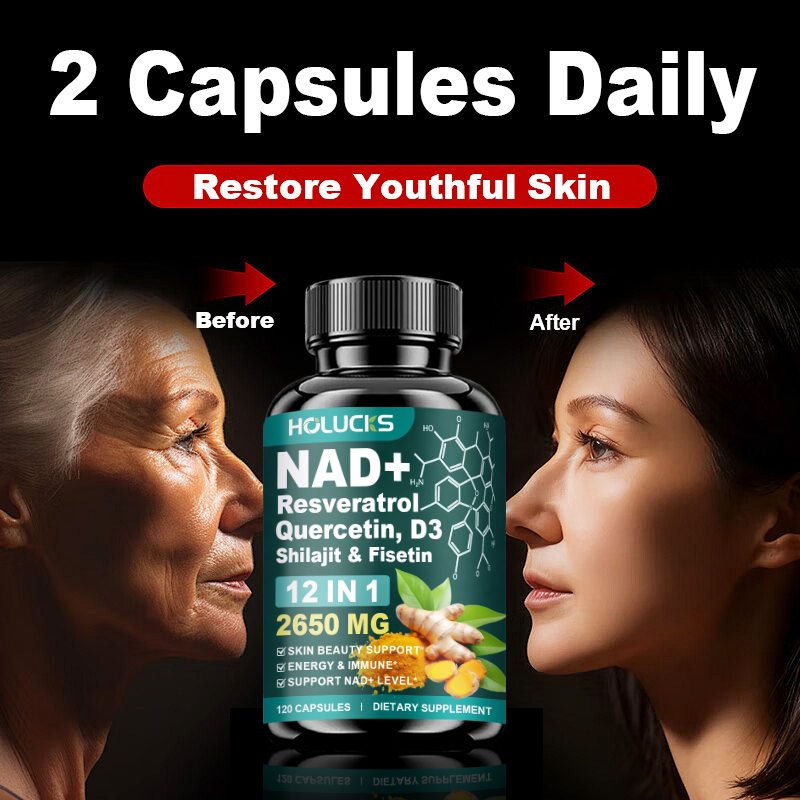 Pure Anti-Aging NAD+ Capsules, - Wellness Quercetin 评论和价格