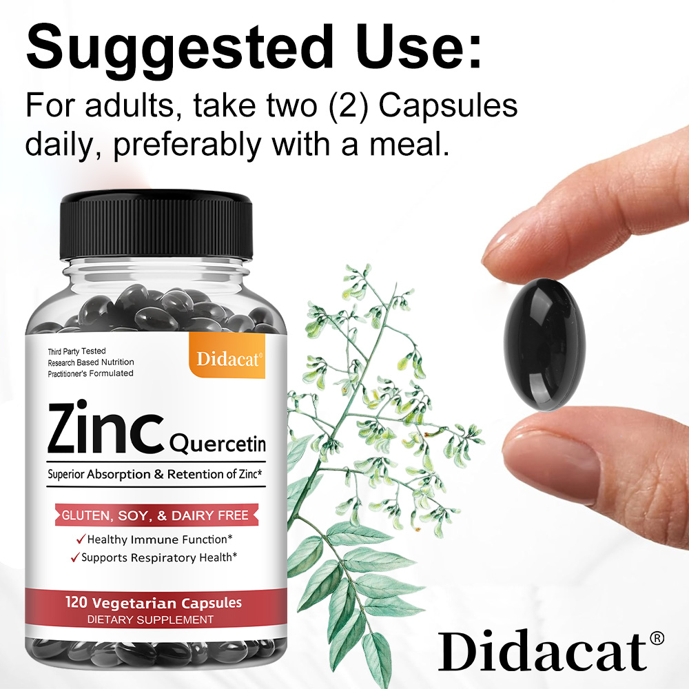 Quercetin & Zinc Vegetarian Ca - Wellness Quercetin 评论和价格