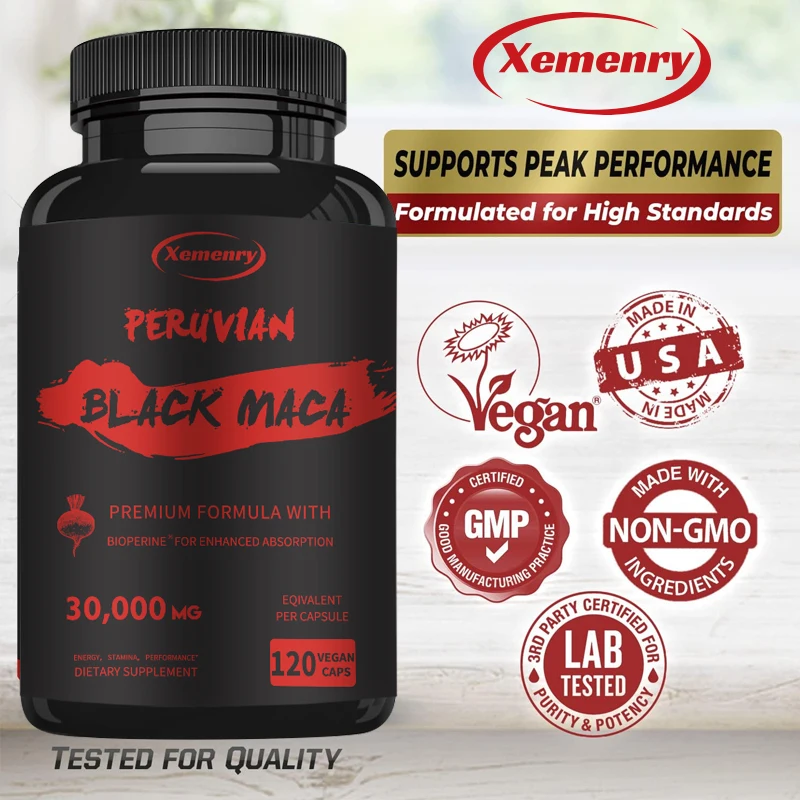 Xemenry Natural Capsules Black - Herbal Queen 评论和价格
