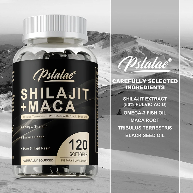 Shilajit + Maca Capsules - Con - Herbal Queen 评论和价格