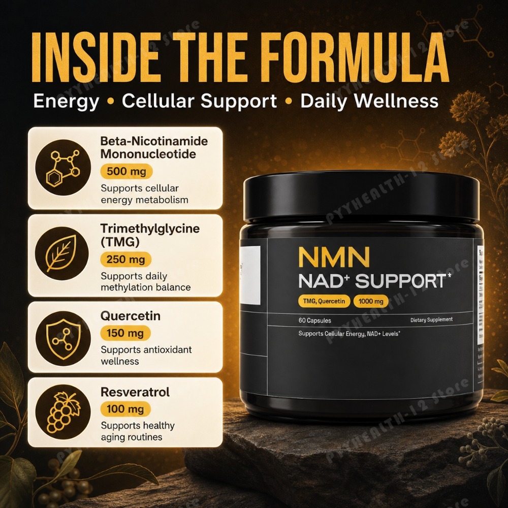 NMN NAD+ Support Capsules 1000 - Wellness Quercetin 评论和价格