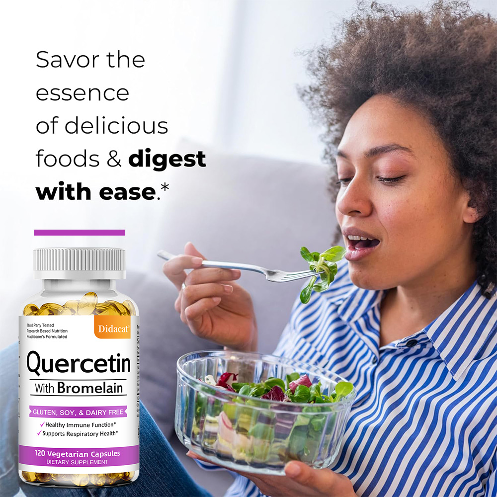 Quercetin & Bromelain Capsules - Wellness Quercetin 评论和价格