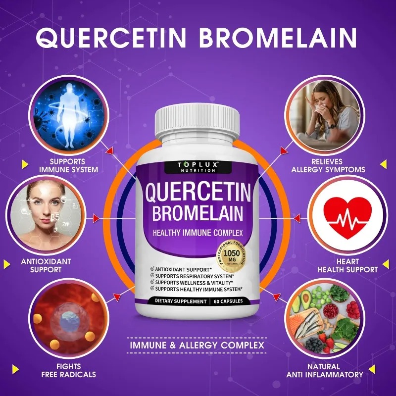 Quercetin & Bromelain Capsules - Wellness Quercetin 评论和价格