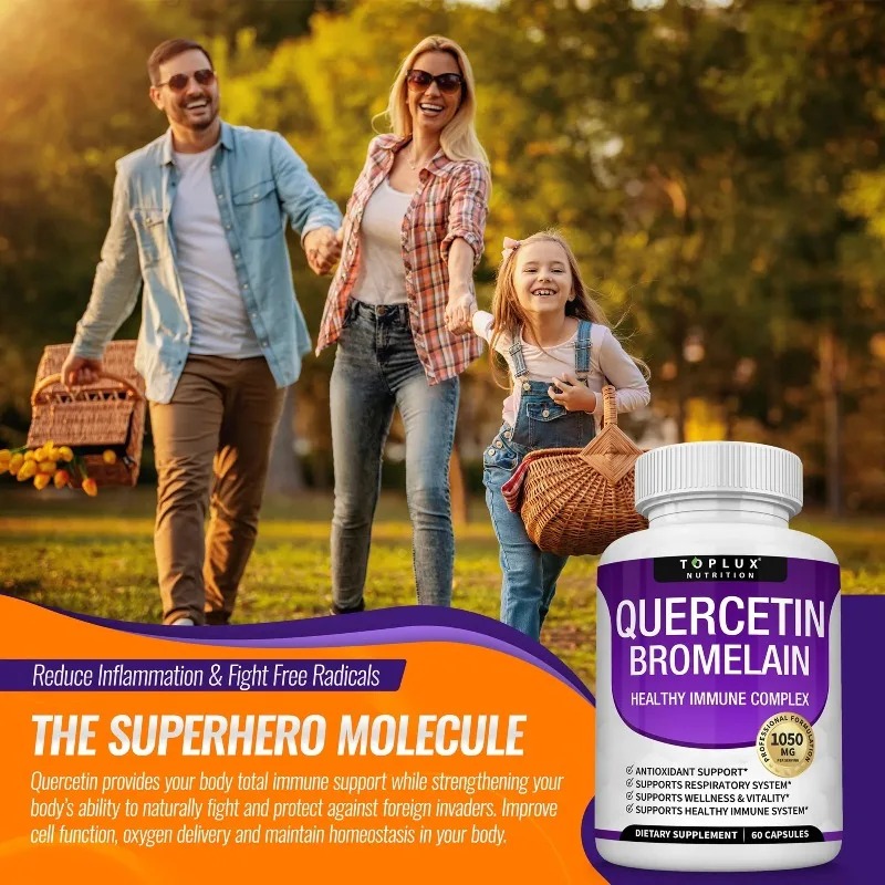 Quercetin & Bromelain Capsules - Wellness Quercetin 评论和价格