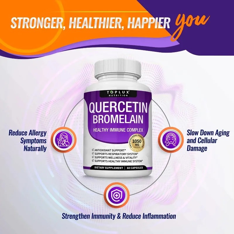 Quercetin & Bromelain Capsules - Wellness Quercetin 评论和价格