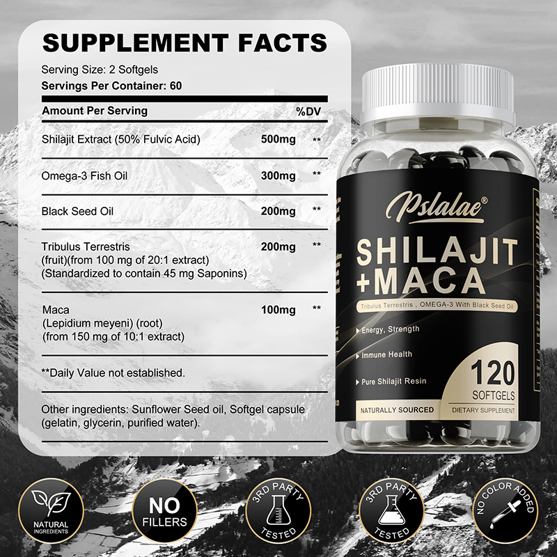 Shilajit + Maca - Boosts Energ - Herbal Queen 评论和价格