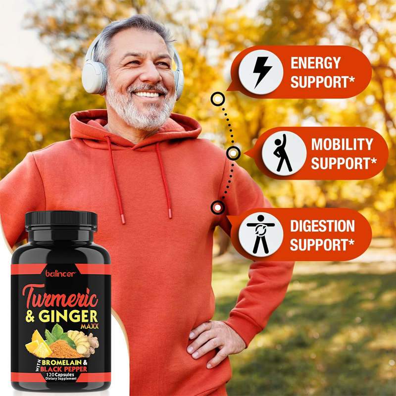 Turmeric Capsules with Bromela - Wellness Quercetin 评论和价格
