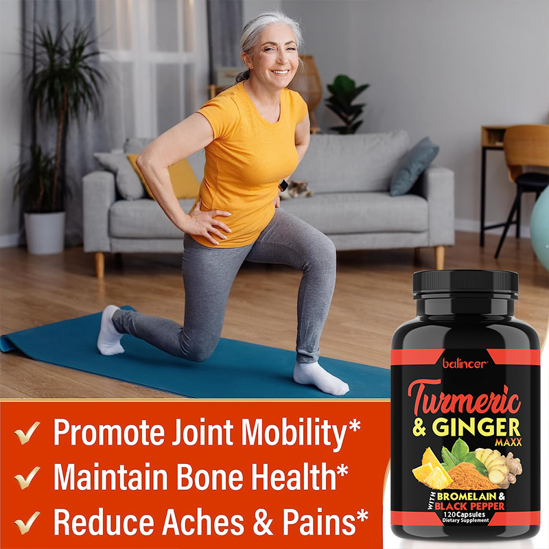 Turmeric Capsules with Bromela - Wellness Quercetin 评论和价格