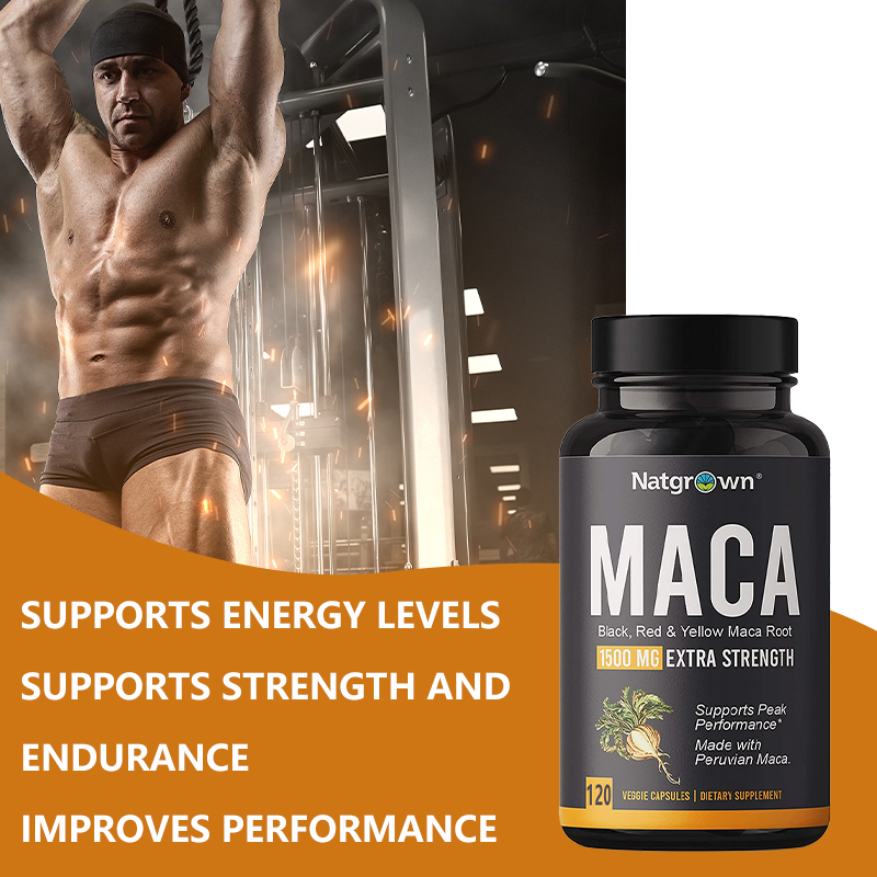 Maca Root Capsules (Black + Re - Herbal Queen 评论和价格