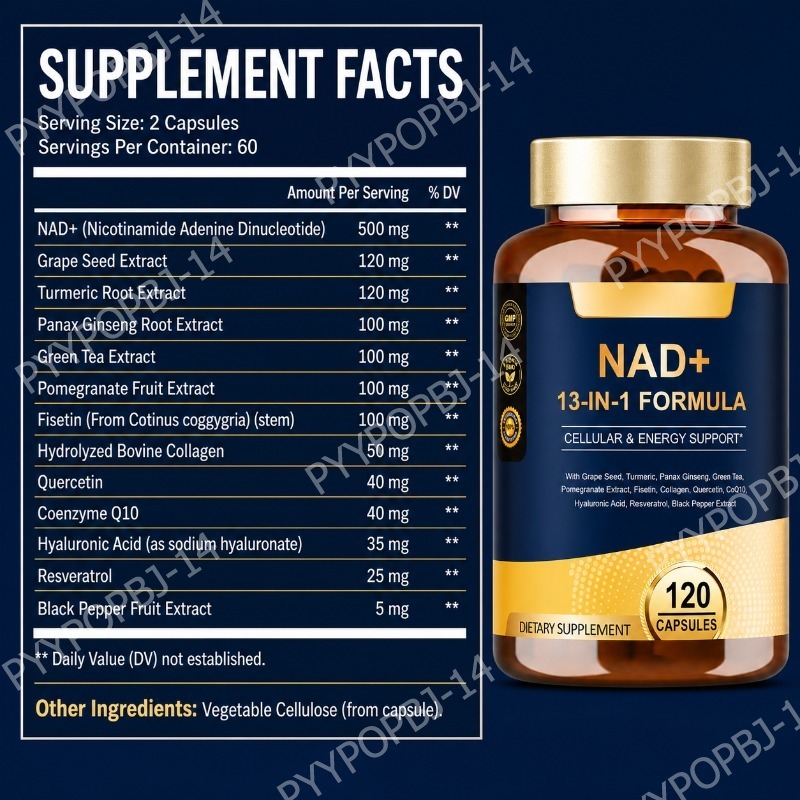 NAD+ 500mg 13-in-1 Capsules wi - Wellness Quercetin 评论和价格