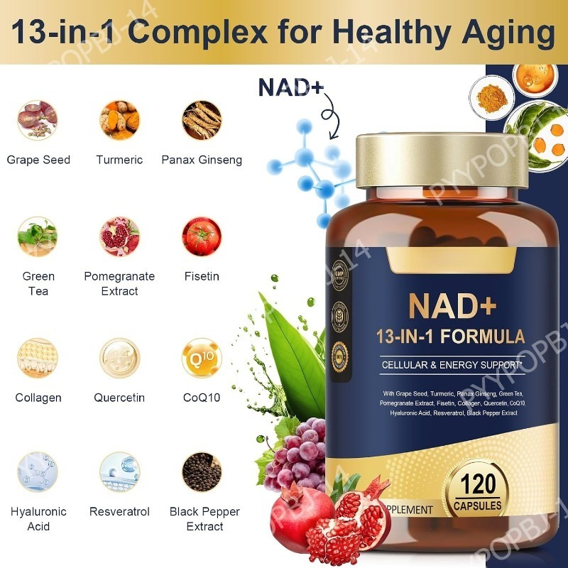 NAD+ 500mg 13-in-1 Capsules wi - Wellness Quercetin 评论和价格