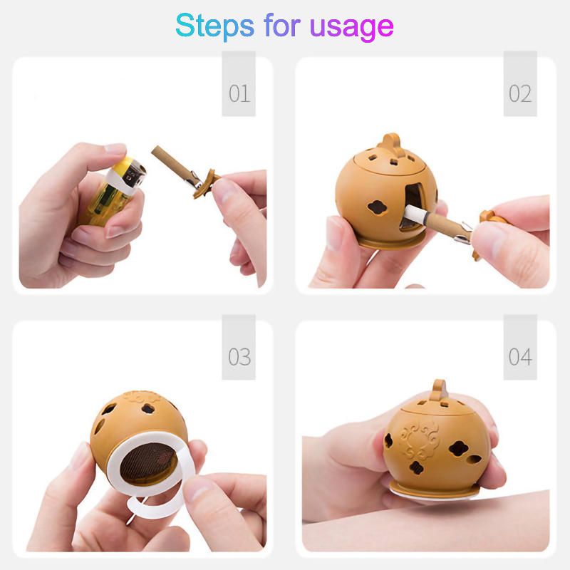 Portable Mini Moxa Burner – He - Herbal Wellness Massage 评论和价格